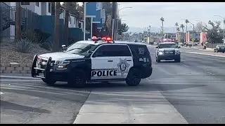 *HELICOPTER & K9 UNITS*  LVMPD Responding Code 3!!