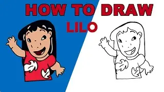How to Draw Lilo Easy Disney Lilo and Stitch
