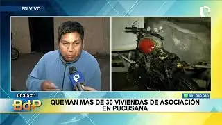 Traficantes de terrenos queman más de 30 viviendas de asociación 