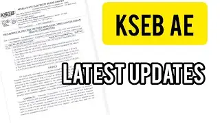 KSEB Assistant Engineer Latest Updates | KSEB AE 2021