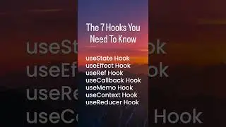 React Hooks #code #React