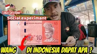 Sosial Experimant❗Wang 🇲🇾 RM10 di Indonesia Dapat Apa❓