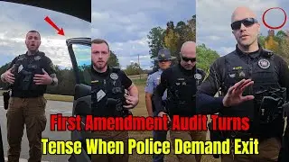 First Amendment Audit Turns Tense When Police Claim Fake Plates