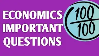 ECONOMICS IMPORTANT QUESTIONS 2024|INTER MODEL PAPERS|INTER QUESTION BANK|INTER EXAM DATES & RESULTS