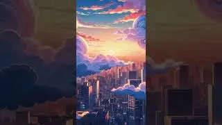 Colorful Clouds Over the City Lofi 🌆☁️🎨 | Dreamy Chill Beats