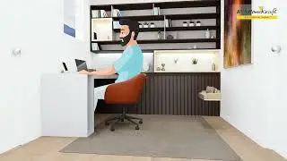 WORK FROM HOME SPACE | ATS HOMEKRAFT FLORAL PATHWAYS
