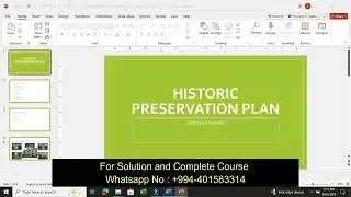 SAM Capstone Project 1a &ndash; PowerPoint 365/2021 Modules 1&ndash;3 | SC PPT365 2021 CS1 3a