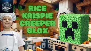 💚 Minecraft Creeper Rice Krispie Treats &ndash; Easy & Fun Gamer Snack! 🎮👨&zwj;🍳