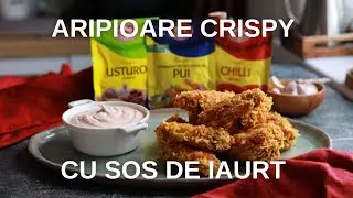ARIPIOARE CRISPY CU SOS DE IAURT | Maya cu Y