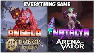 Aov Natalya vs Hok Angela || All skill effect and combo effect || Arena of valor || Honor of Kings