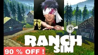 GAME SIMULASI PETERNAKAN BAGUS BANGET ! , Ranch Simulator: Build, Hunt, Farm. Episode - 01