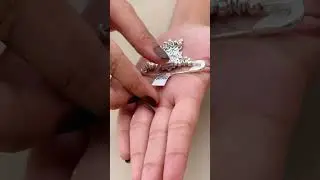 Beautiful silver sari pin with 65% discount on instant order #ytshorts