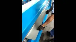 The ridge cap bending roll forming machine 1
