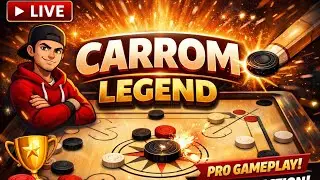 🔥 Carrom Live | Pro Gameplay | Non-Stop Fun 🎯