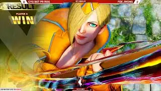 Echo Fox Justin Wong vs CYG BST PR Balrog FT5 @Canada Cup Gaming Master Series 2018