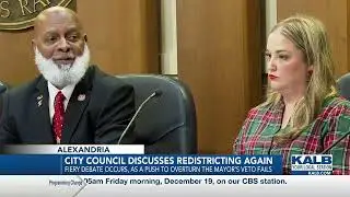 Alexandria council erupts in heated redistricting battle as veto override fails