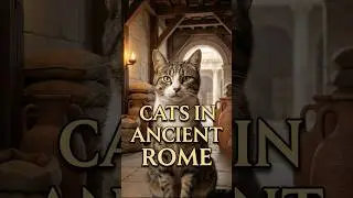 Cats in Ancient Rome: The Silent Guardians of the Roman Empire!#history #rome #ancient #fyp #cat