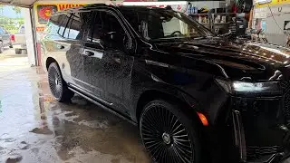 Window Tint 2021 Cadillac Escalade 15% on the two front Limo all around the back ￼