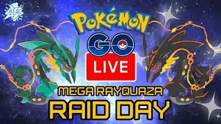 Hosting Mega Rayquaza Raids Live | Pokemon GO Raid Day