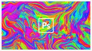 How To Create Acid Glitch Iridescent Holographic Texture in Photoshop | Lineworks