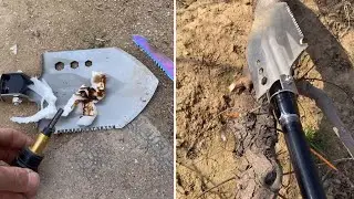 Multi Purpose Camping Shovel Demo 2021