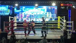 Fin Mulheron Vs Tom Black - Junior ISKA Kickboxing British Title - Leapfrog Fight Night Kickboxing