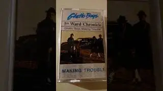 GHETTO BOYS - ASSASSINS (MAKING TROUBLE) 1988 RAP A LOT RECORDS CASSETTE TAPE CLASSIC ALBUM HOUSTON