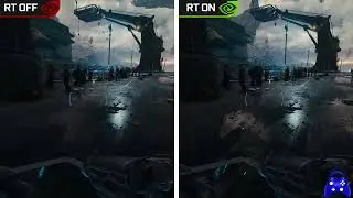 Doom : Dark age RT reflection on vs RT OFF