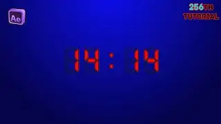 CREATE a Digital Timer Animation in After Effects Without Any Plugins LIKE a PRO!