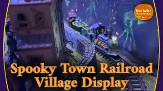 Spooky Town Railroad Village | Hot Wire Foam Factory #halloweendecor #styrofoam #spookytown
