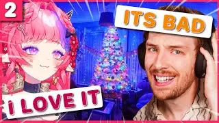 Ironmouse Rates Viewers' Christmas Decorations With Connor(CDawgVA) Part 2