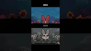 The Bunny Graveyard в 2023 против 2024! #индиигра #пиксельноеискусство