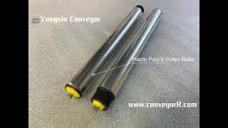 Gravity Roller, Plastic Poly-V Pulley Conveyor Roller
