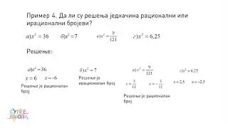 Rešavanje jednačine x2 = a, a≥0 - Matematika za 7. razred (#2) | SuperŠkola