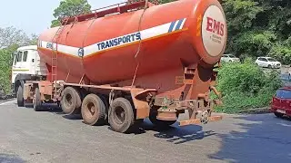 HEAVY LOAD TRUCK TURNING 1/9 HAIRPINBEND GHAT ROAD. KERALA INDIA