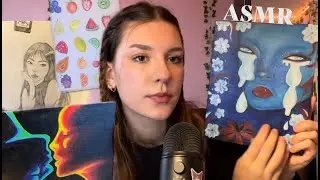 ASMR Tapping on My Art ♡