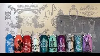 Lady Queen JQ-L13 Stamping Plate Review &  Live Swatches