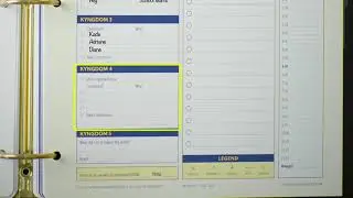 How to Use the Kyngdom Organizer