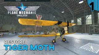 Reviving a Forgotten Classic | Plane Mechanic Simulator | Restores an Old Plane