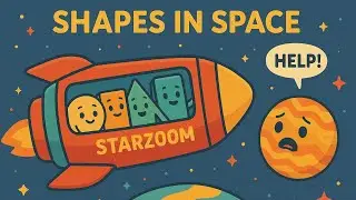 SHAPES IN SPACE | Starzoom Fleet | Kids Stories | UHD #momomagic