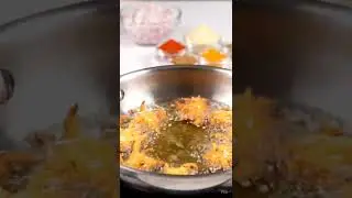 Ultimate ASMR Pakora Recipe | Crispy Crunch & Sizzling Fried Sounds #pakora #asmr