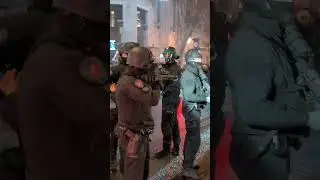 French Riot Police Clash With Algeria Fans Celebrating Win Over DRC