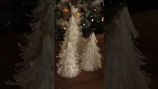 How to make a wafer paper Christmas tree cake topper #cakedecorating #cakes #caketopper #waferpaper