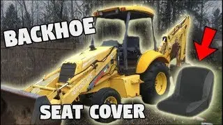 CHEAP Backhoe Seat Cover FIX