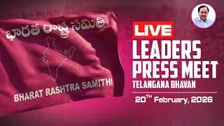 LIVE: BRS Leaders press meet at Telangana Bhavan | Narender Nannapuneni