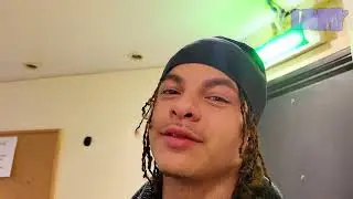 Linking Up with Night Lovell & JAHSH In London @ Last Stop On Tour - IAMTV