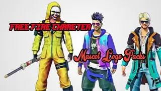 Free Fire Chareter Mascot Logo Packs//in 2020