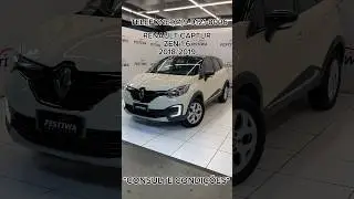 RENAULT CAPTUR ZEN 1.6 2018/2019 #renault #renaultcaptur #carros #seminovos #festiwaveiculos