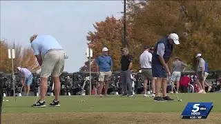 Hundreds, including first responders, play in tournament for golf professional rescued from manhole