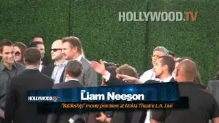 Stars attend the Hollywood premiere of 'Battleship'!